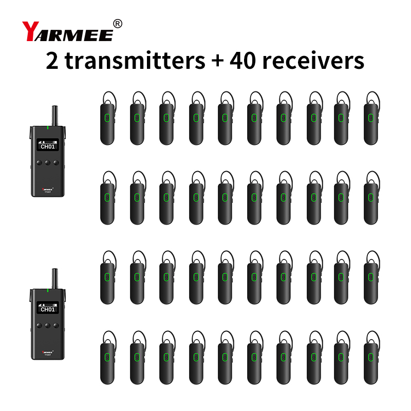 2.4G无线导游系统耳挂式接收器YT500（图二）