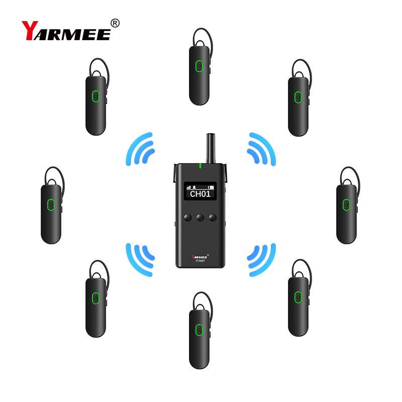 2.4G无线导游系统耳挂式接收器YT500（图三）